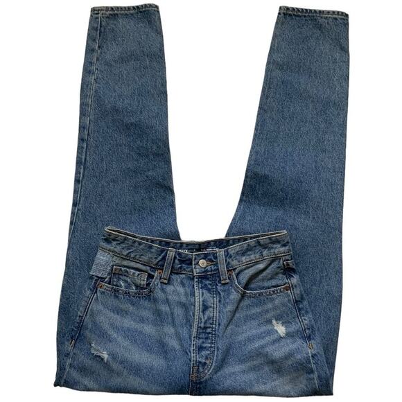 Old Navy Jeans Womens 4 Tall Button Fly OG Straight Extra High Rise Secret Slim - Picture 5 of 13